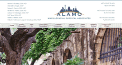 Desktop Screenshot of alamomaxillofacial.com