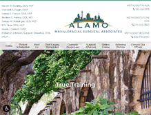 Tablet Screenshot of alamomaxillofacial.com